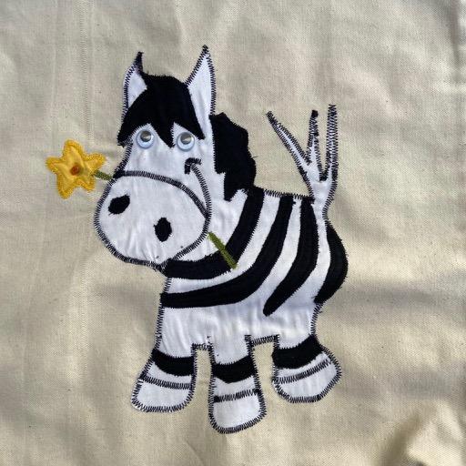 Stofftasche Zebra - 0