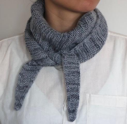 Sophie Scarf handgestrickt feilis/Cashmeredreams (Merino/Seide/Cashmere) - 0