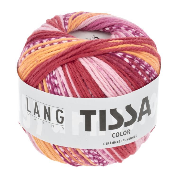 Tissa Color 80m/50g Col261 rot/orange/rose