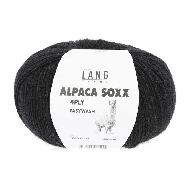 Alpaca Soxx 4-fach schwarz 100g 390m Col04