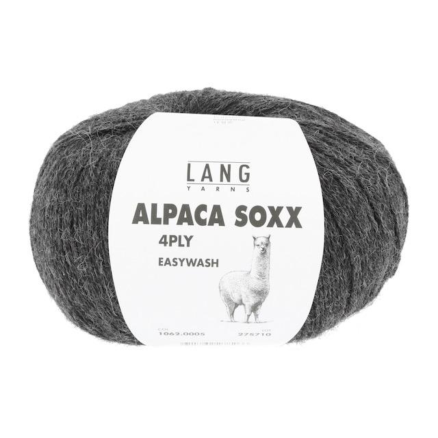 Alpaca Soxx 4-fach grau mélange 100g 390m Col05