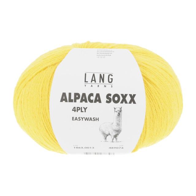Alpaca Soxx 4-fach gelb 100g 390m Col13