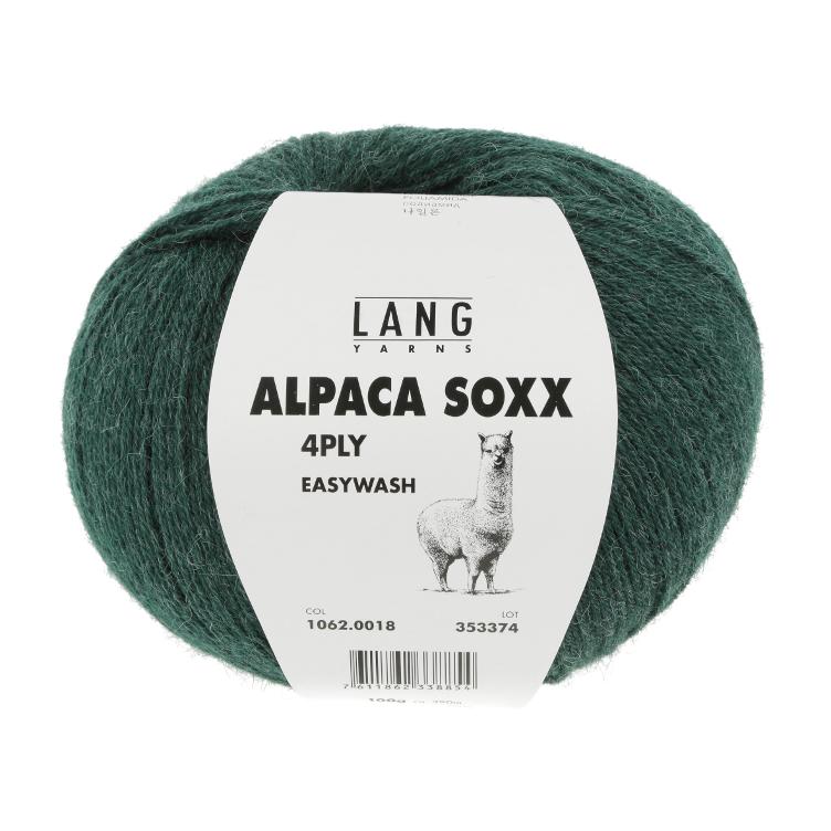 Alpaca Soxx 4-fach flaschengrün 100g 390m Col18