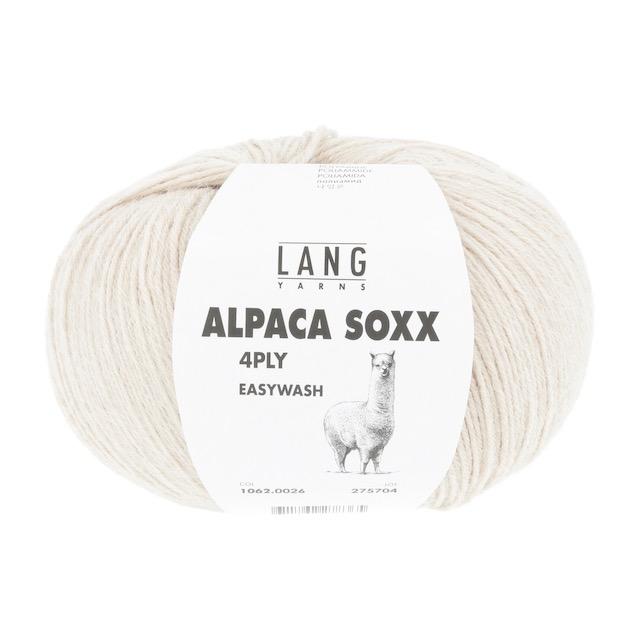Alpaca Soxx 4-fach sand mélange 100g 390m Col26