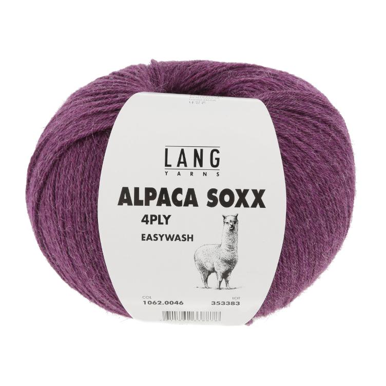 Alpaca Soxx 4-fach zyklame melange 100g 390m Col46