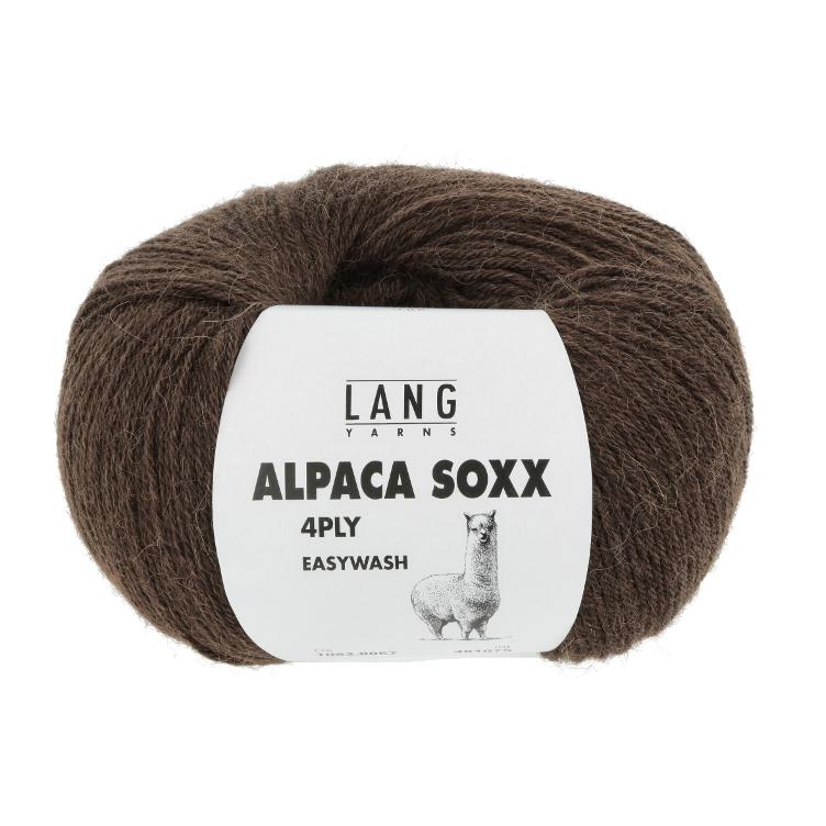 Alpaca Soxx 4-fach braun 100g 390m Col67