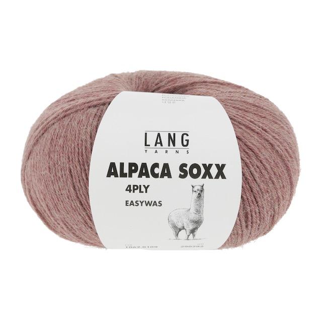 Alpaca Soxx 4-fach rosa mélange 100g 390m Col109