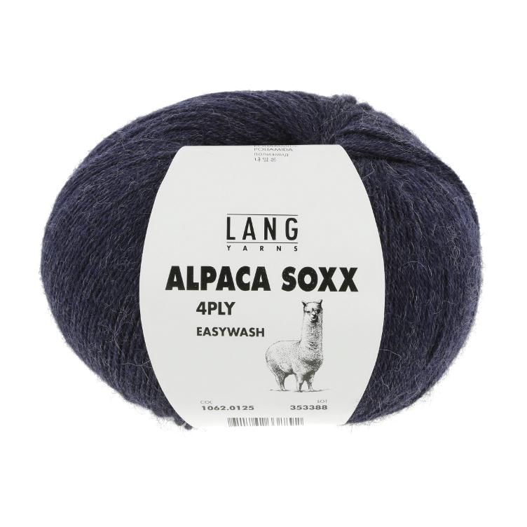 Alpaca Soxx 4-fach navy melange 100g 390m Col125