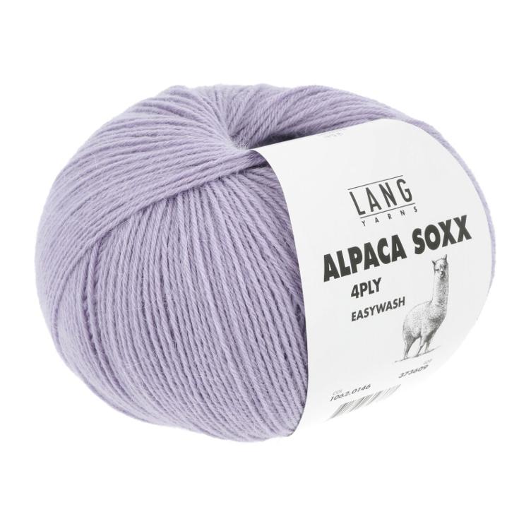 Alpaca Soxx 4-fach lila hell 100g 390m Col146