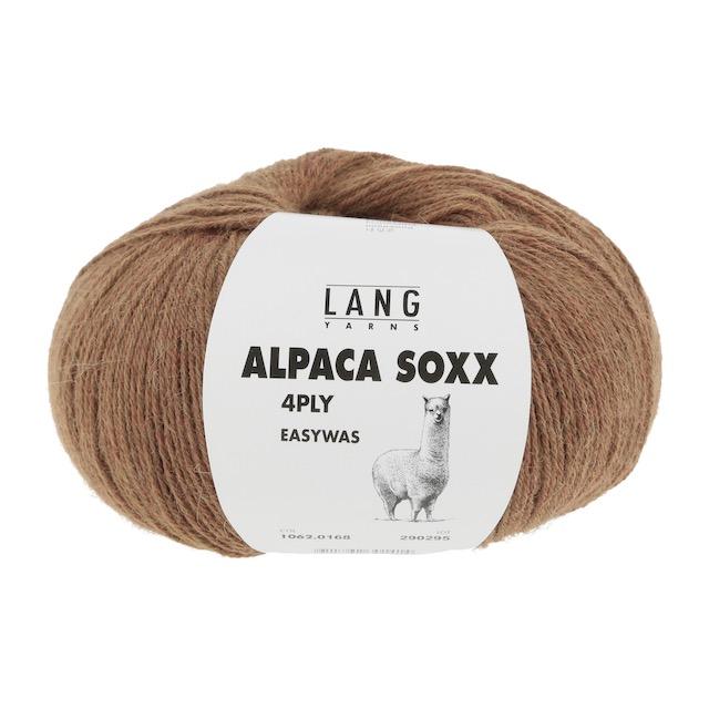 Alpaca Soxx 4-fach braun mélange 100g 390m Col168