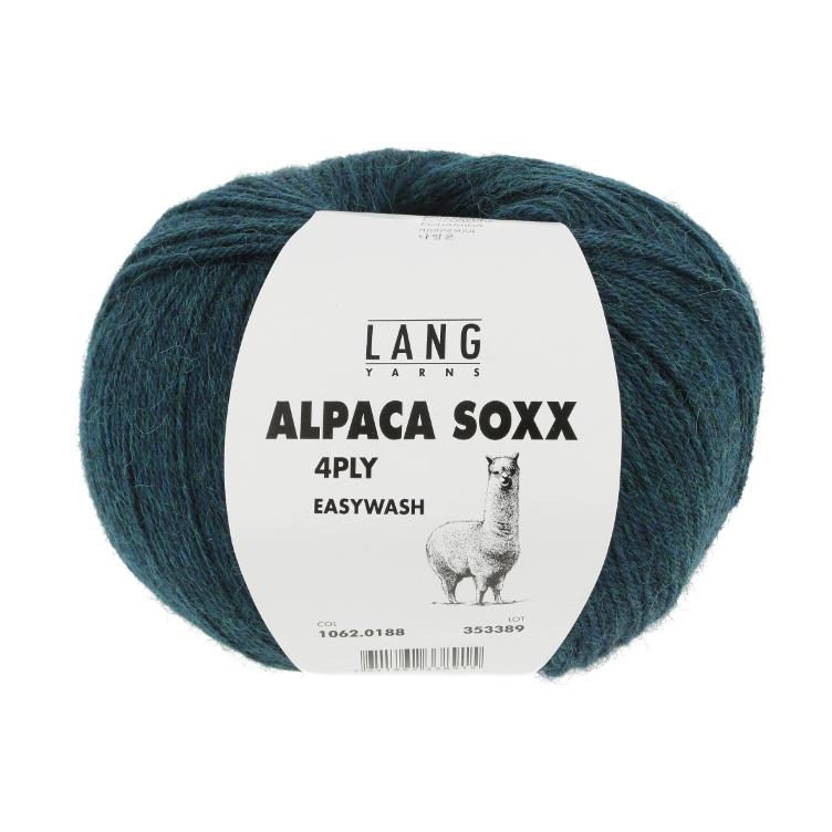 Alpaca Soxx 4-fach petrol dunkel 100g 390m Col188