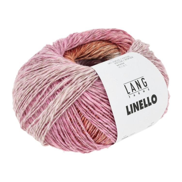 Linello rosa-mint-orange 100g 280m Col57