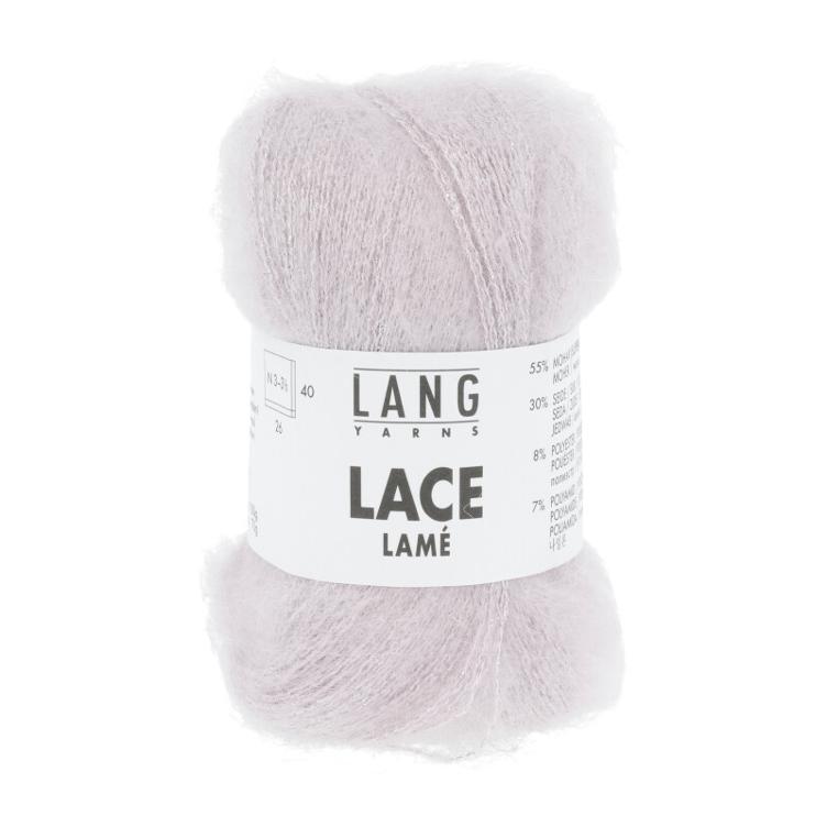 Lace Lamé Mohair rosa Col09