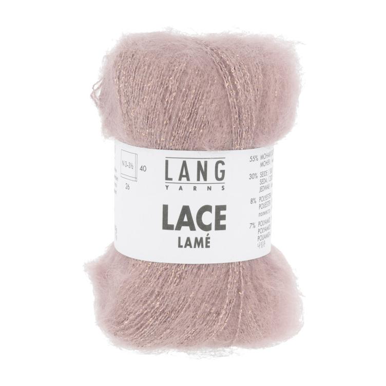 Lace Lamé Mohair altrosa Col48