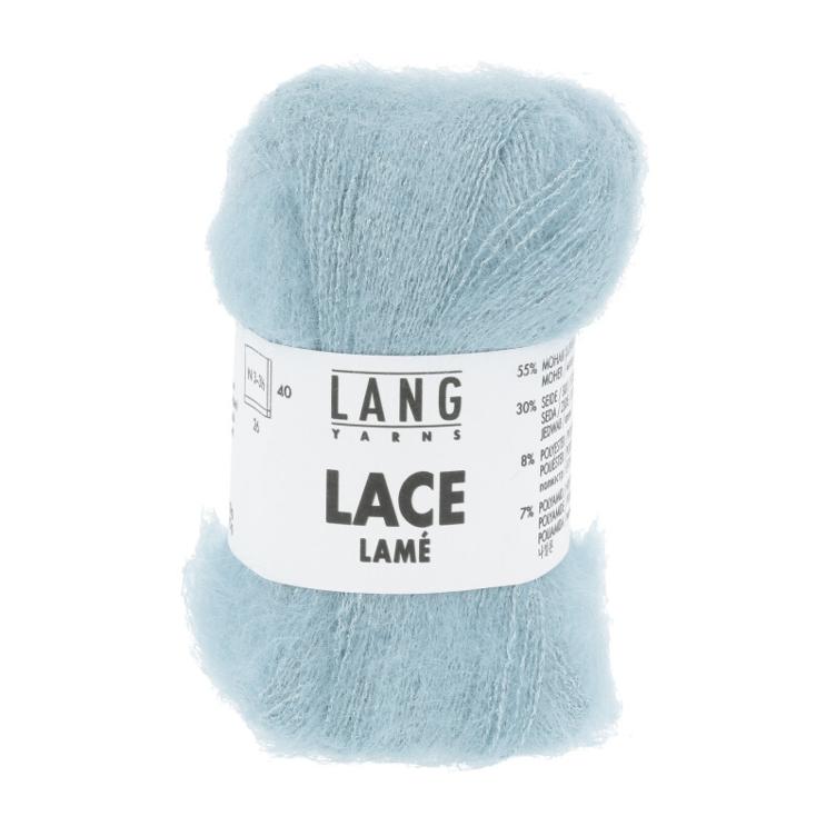 Lace Lamé Mohair aqua Col72