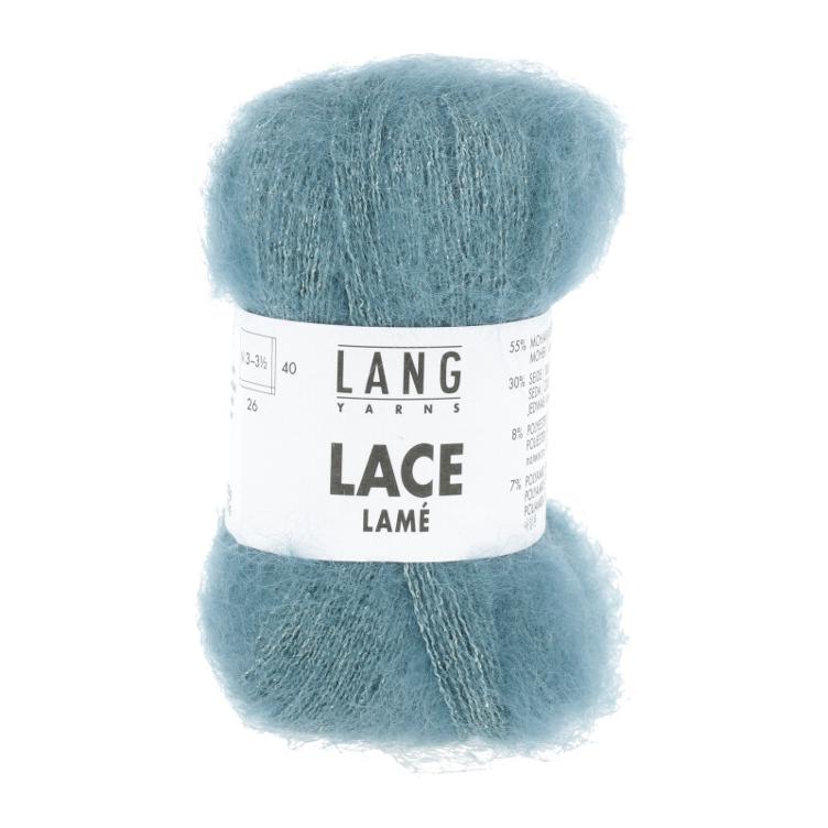 Lace Lamé Mohair atlantik Col74