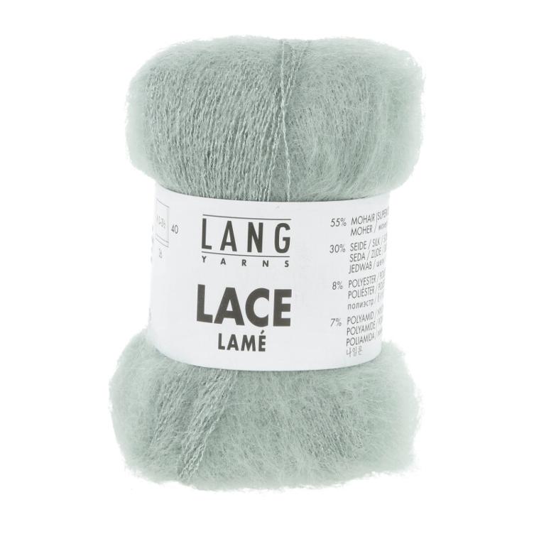 Lace Lamé Mohair salbei Col91