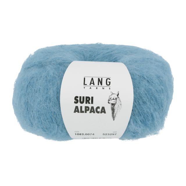 L Suri Alpaca Iceblau Col74, 25g/100m