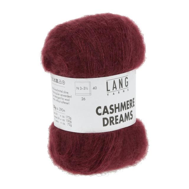 Cashmere dreams bordeaux 25g ca.290m Col64 - 1