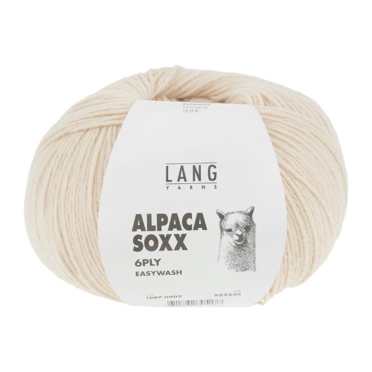 Alpaca Soxx 6-fach creme Col02 150g 390m