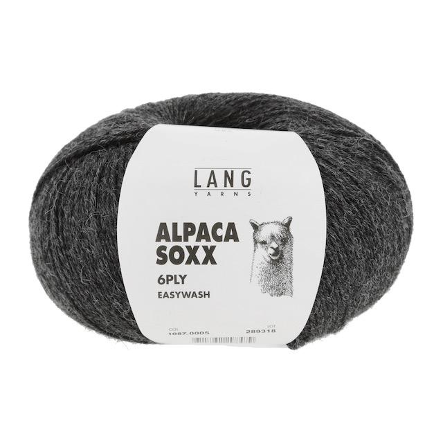 Alpaca Soxx 6-fach grau mélange 150g 390m Col05