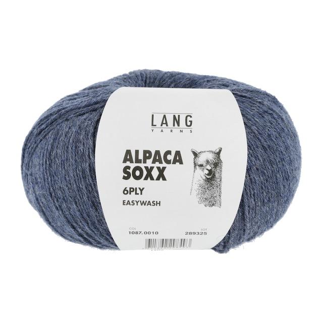 Alpaca Soxx 6-fach blau mélange Col10 150g 390m