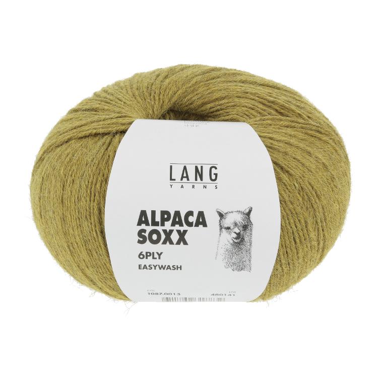 Alpaca Soxx 6-fach dunkelgelb melange 150g 390m Col13