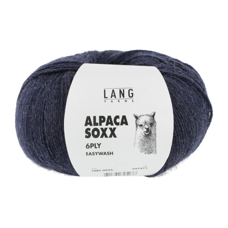 Alpaca Soxx 6-fach marine melange Col35 150g 390m