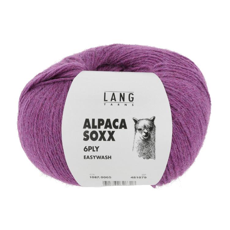 Alpaca Soxx 6-fach pink melange Col65 150g 390m