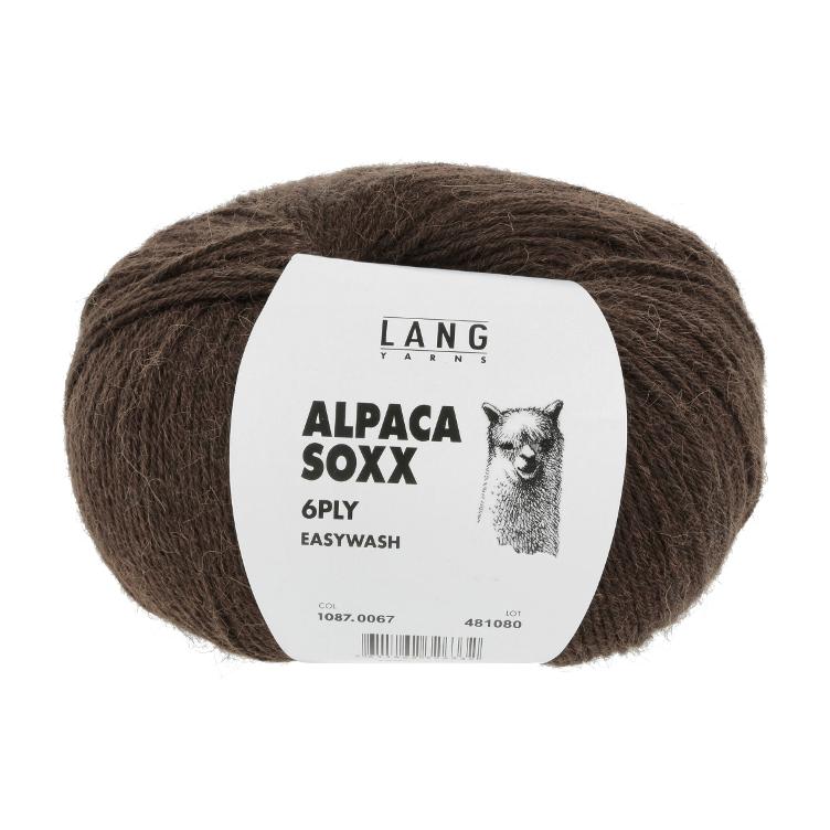 Alpaca Soxx 6-fach braun Col67 150g 390m