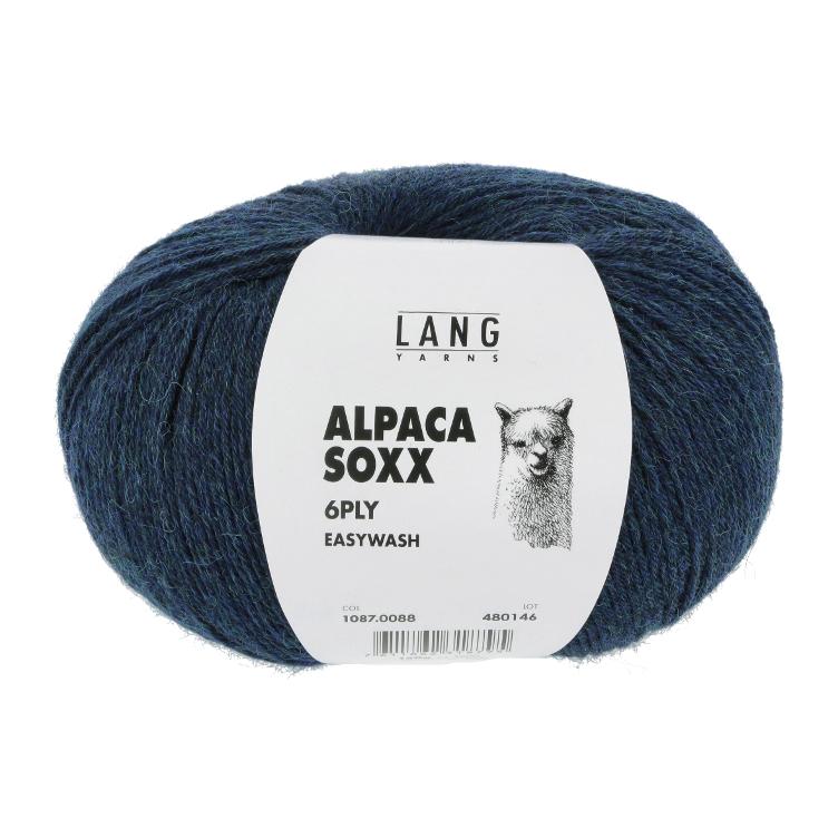 Alpaca Soxx 6-fach petrol melange Col88 150g 390m