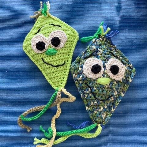 Unikat (Herbst-) Drachen mit Gesicht