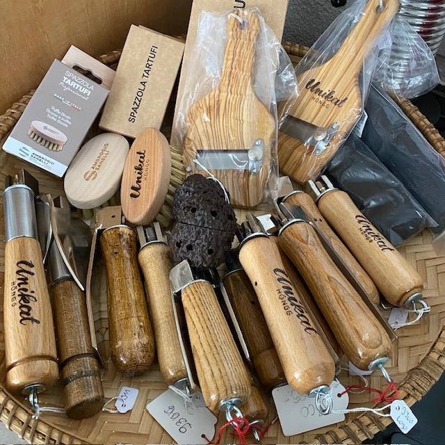 Trüffelhobel Olivenholz - 0