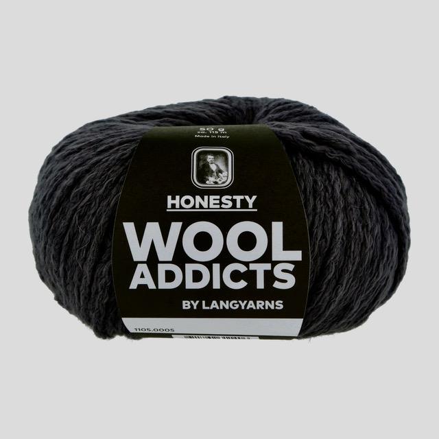 Honesty grey melange 50g 115m Col05 AH!!