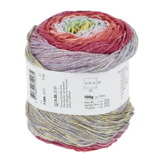 Paradise gelb/violett/türkis 100g 310m Col13 - 1