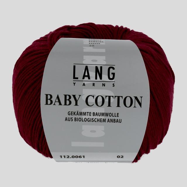 Baby Cotton Bio dunkelrot 50g 180m Col61