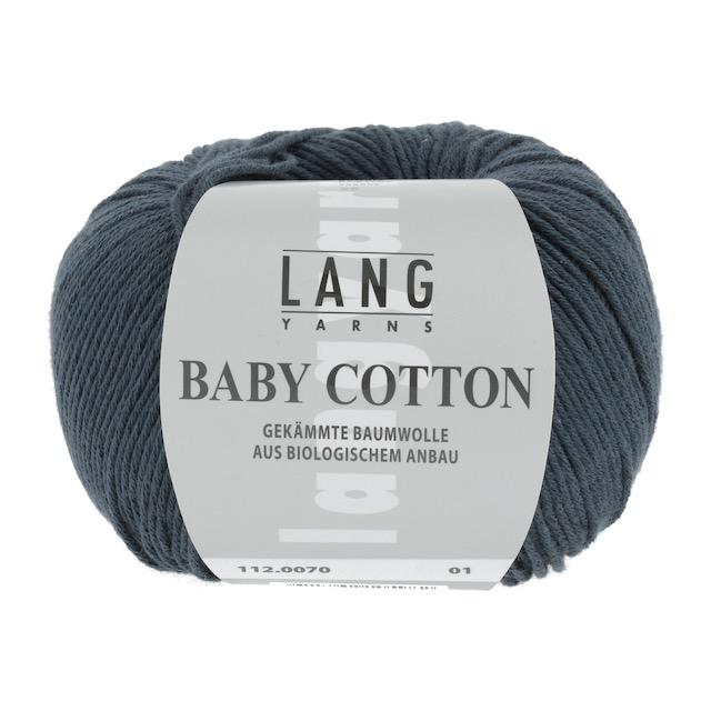 Baby Cotton Bio dunkelgrau 50g 180m Col70