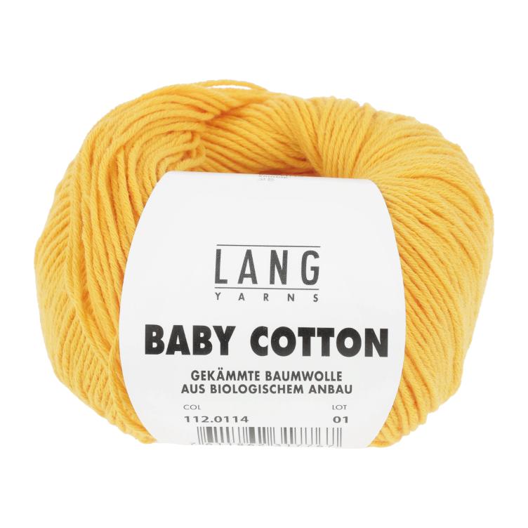 Baby Cotton Bio gelb 50g 180m Col114