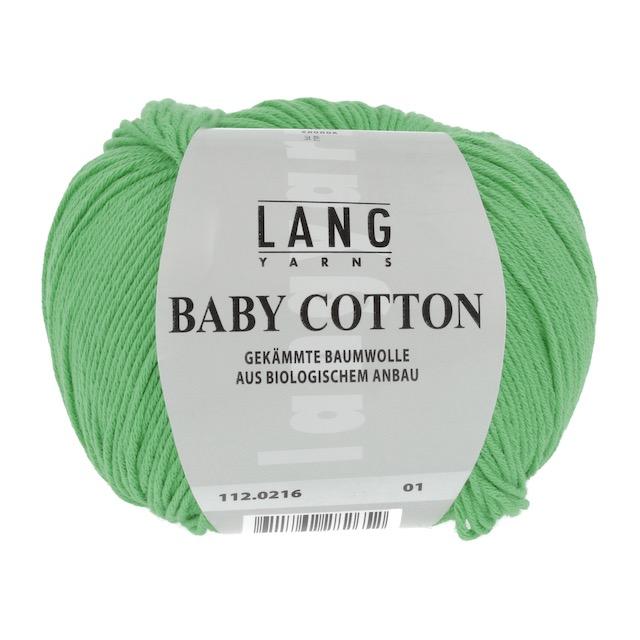 Baby Cotton Bio apfelgrün 50g 180m Col216