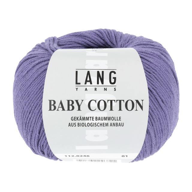 Baby Cotton Bio lila dunkel 50g 180m Col246