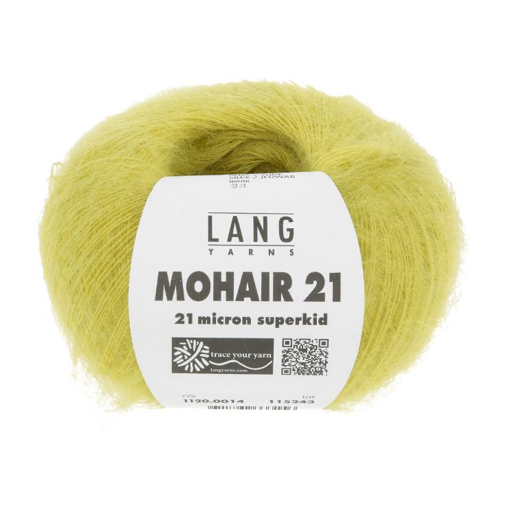 Mohair 21 375m 25g Col.14 `citron`