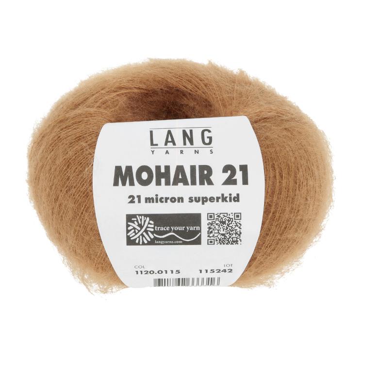 Mohair 21 375m 25g Col.115 `helles camel`