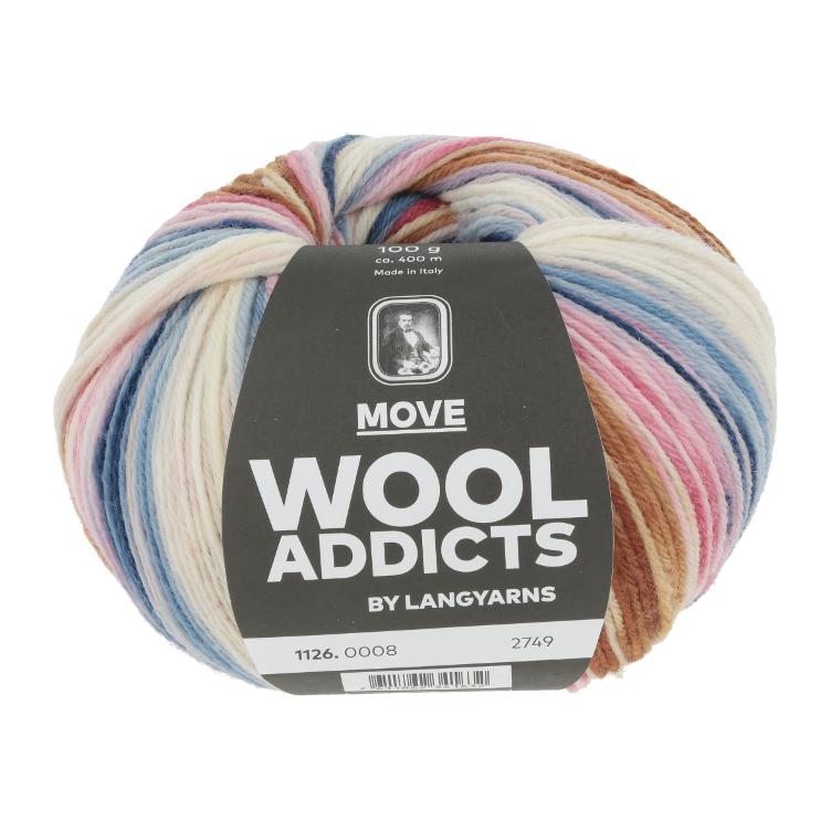 Move Merino extrafeine Sockenwolle 100g ca 400m Col08