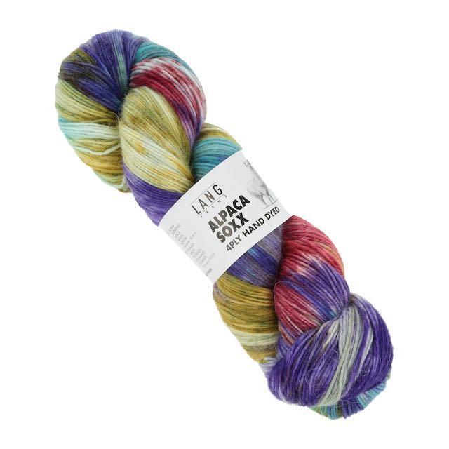 Alpaca soxx 4-fach handgefärbt Strang 100g ca390m Col04 AH!!