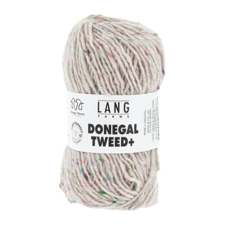 Donegal Tweed+ weiss Col01 50g ca.105m