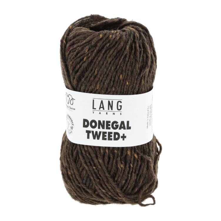 Donegal Tweed+ dunkelbraun Col68 50g ca.105m