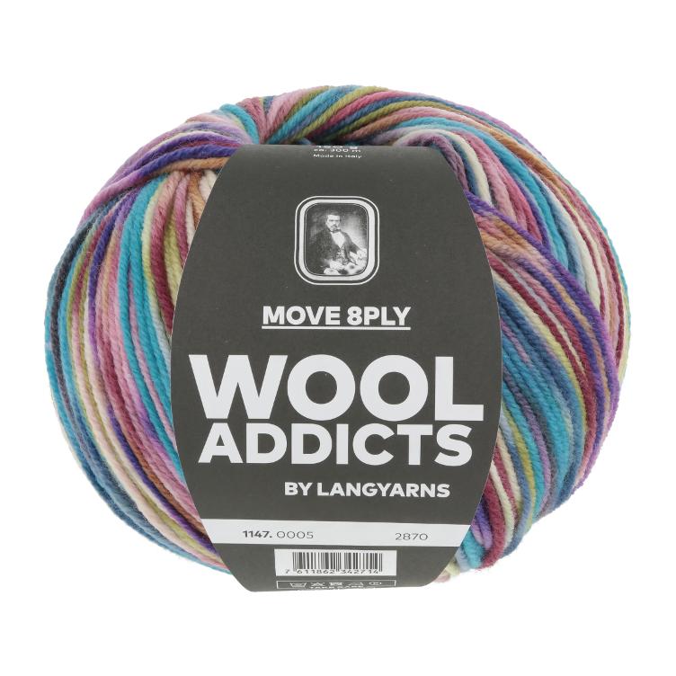 Move 8-Fach 05 violett, türkies, ecru 150g