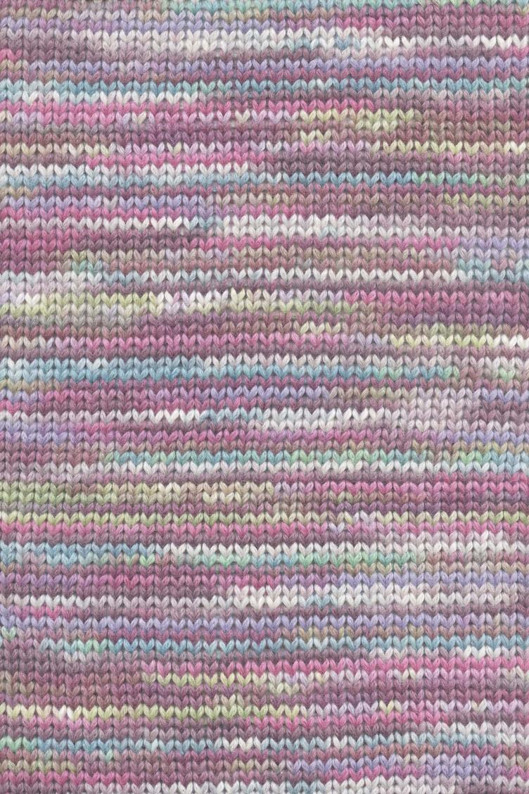 Lisboa Baumwolle pflaume-fuchsia-petrol-olive 100g Col02 - 0