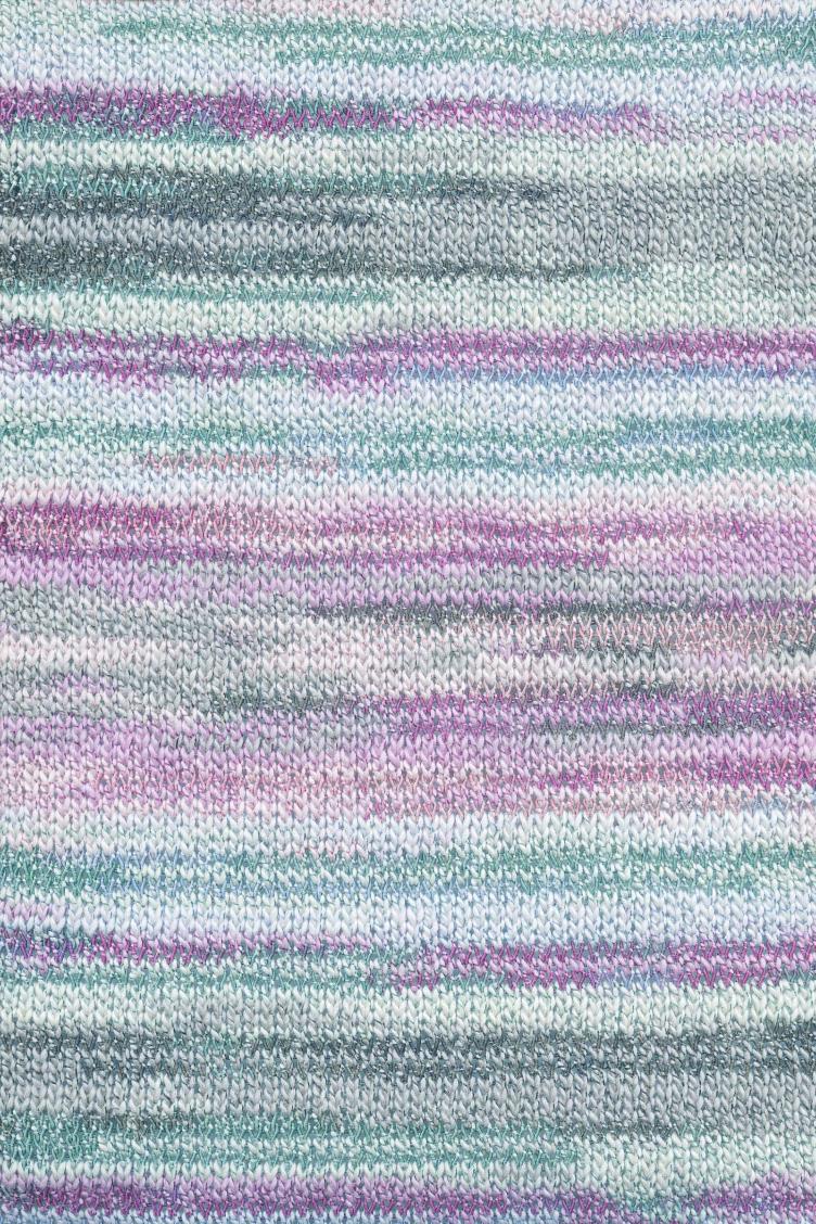 Fiesta Baumwoll Fantasiegarn Col05 violett-rosa-grau-grün - 0