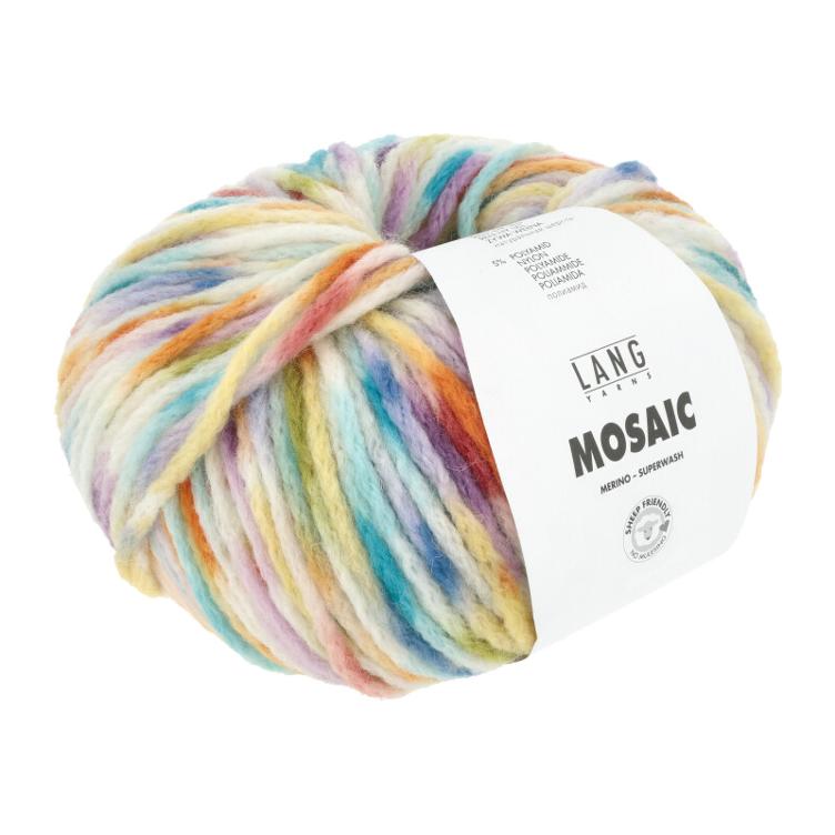 Mosaic Col01 tuerkis-beere-orange-gruen